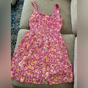 Pink Size Large Corset-Style Mini-Dress